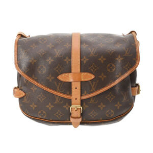 Louis Vuitton Monogram Saumur Brown Canvas Shoulder Bag